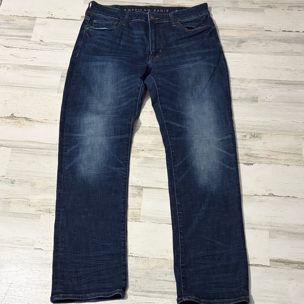 American Eagle Outfitters Men's Original Straight Jeans Size 33 - Picture 2 of 9